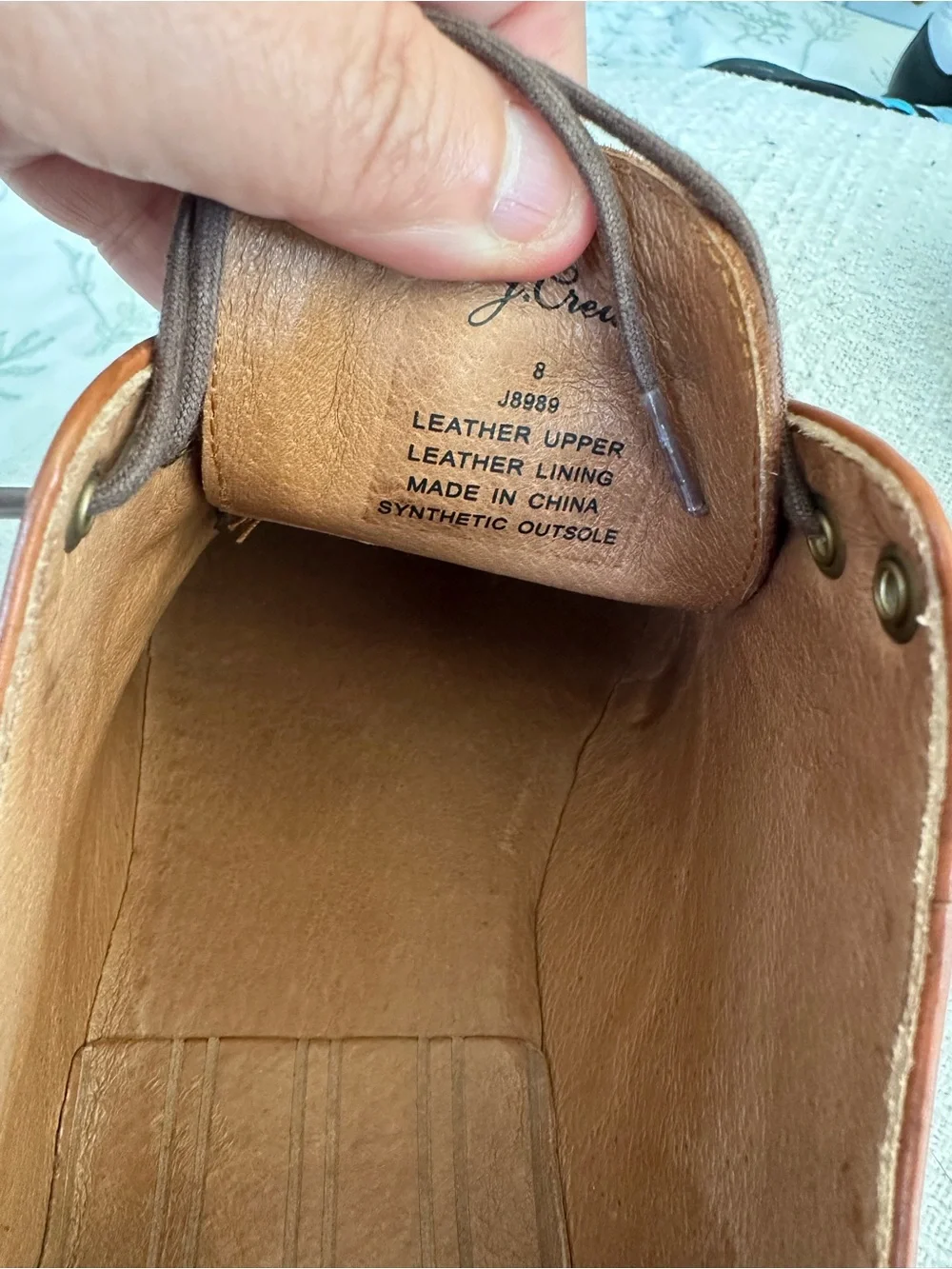 J. Crew Brown Leather Derby Shoes